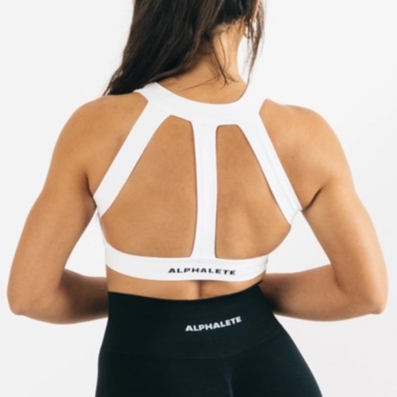 Alphalete Other - Alphalete TRINITY BRA High-Impact Seamless Sports Bra White